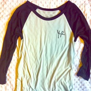 Light blue Y&R baseball style shirt
